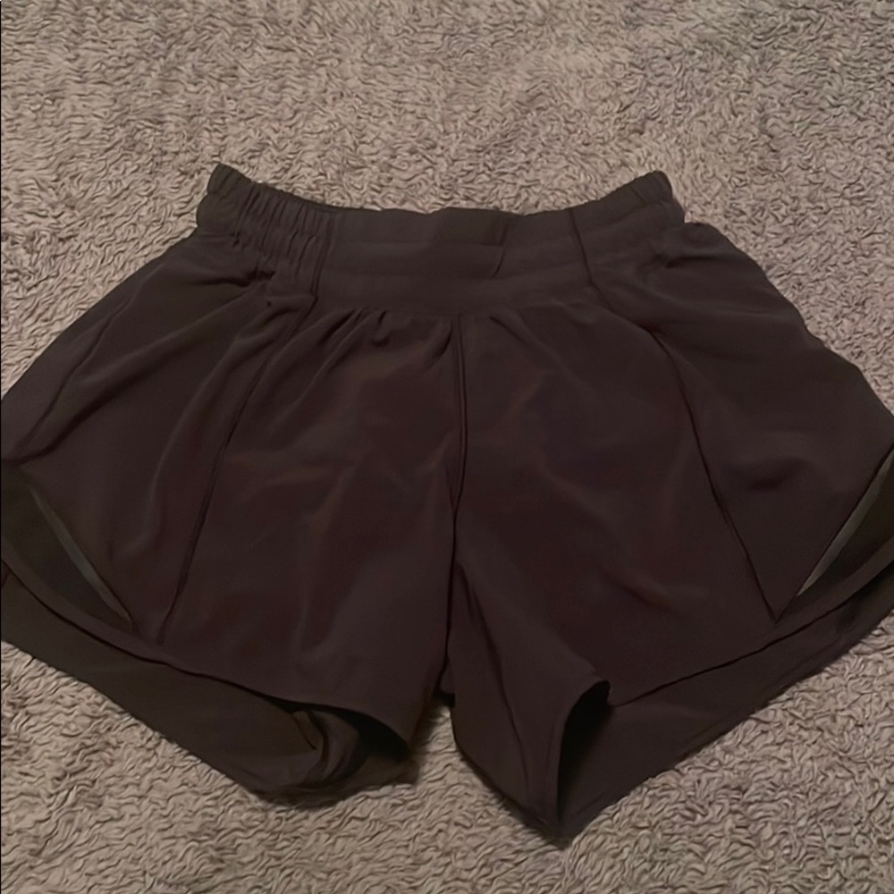 Black lululemon shorts